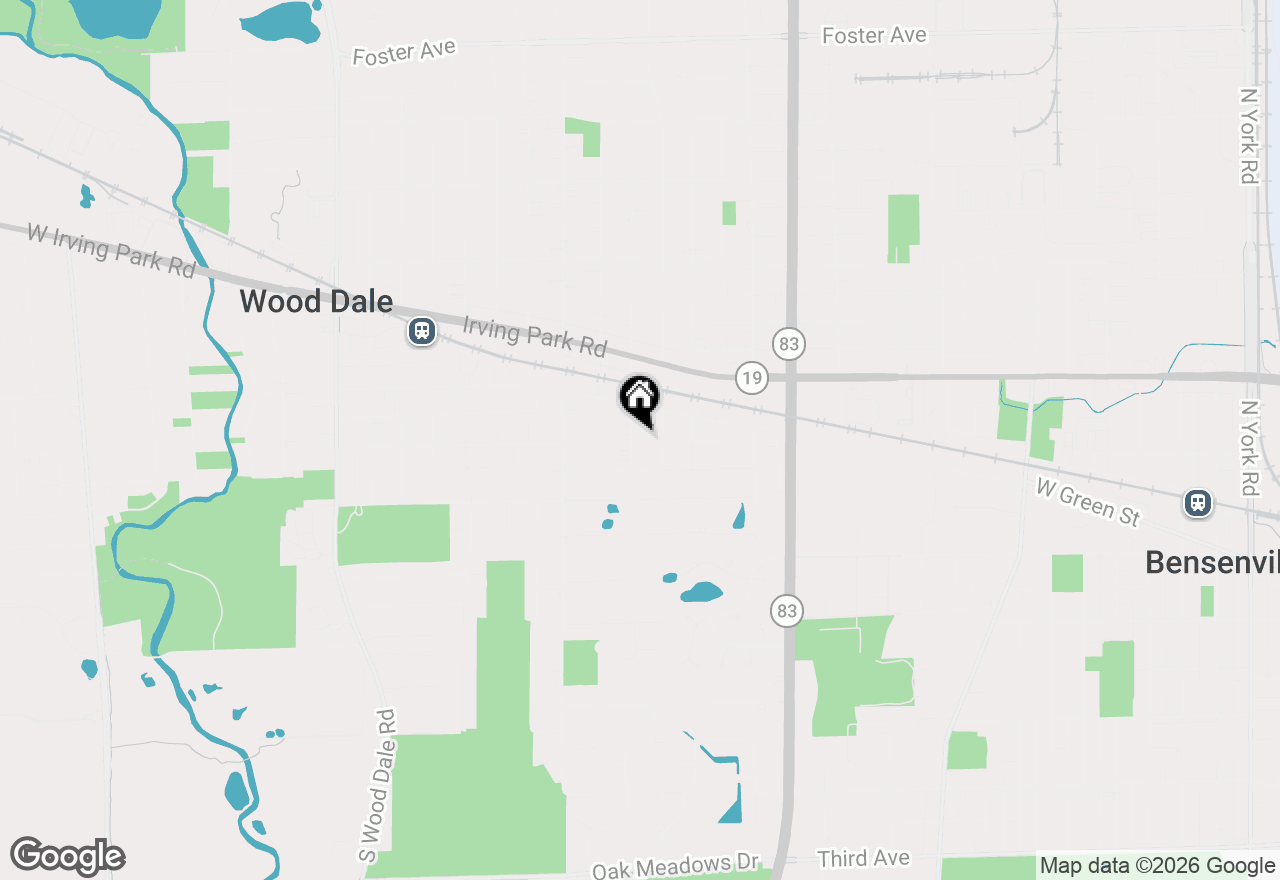 Map of 155 Ash Avenue, Wood Dale, IL 60191