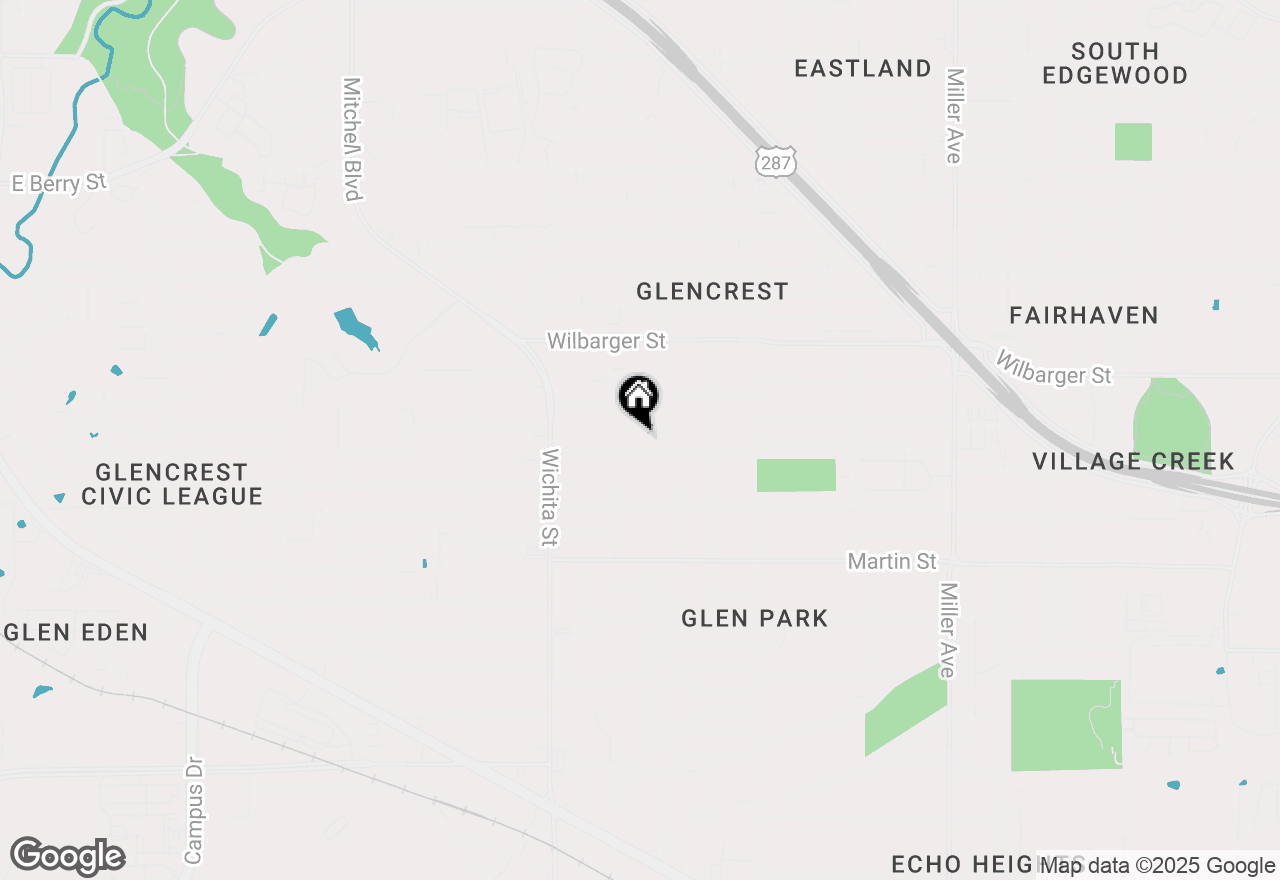 Map of 3325 Howard Street, Fort Worth, TX 76119