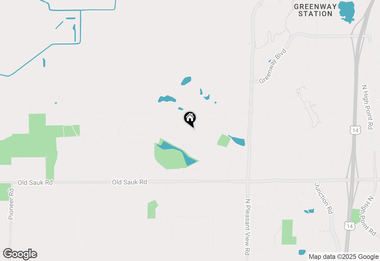 Map of 806 Stagecoach Trail, Madison, WI 53717