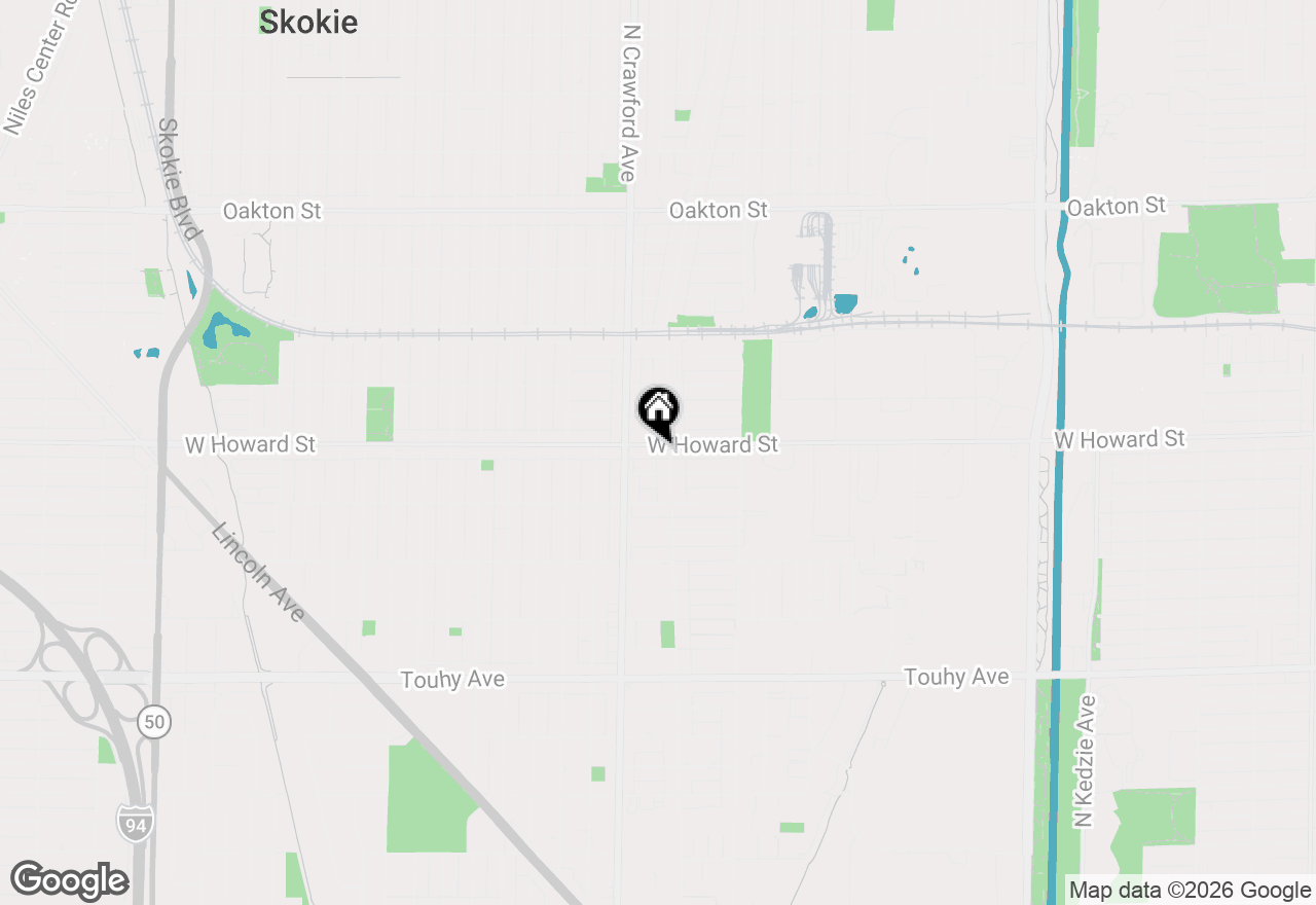 Map of 3909 Howard Street #101, Skokie, IL 60076