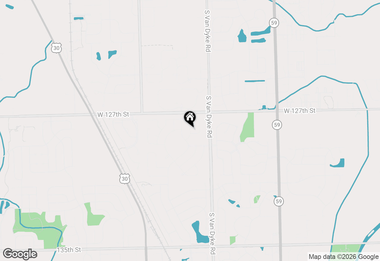 Map of 12764 S Nicholas Drive, Plainfield, IL 60585