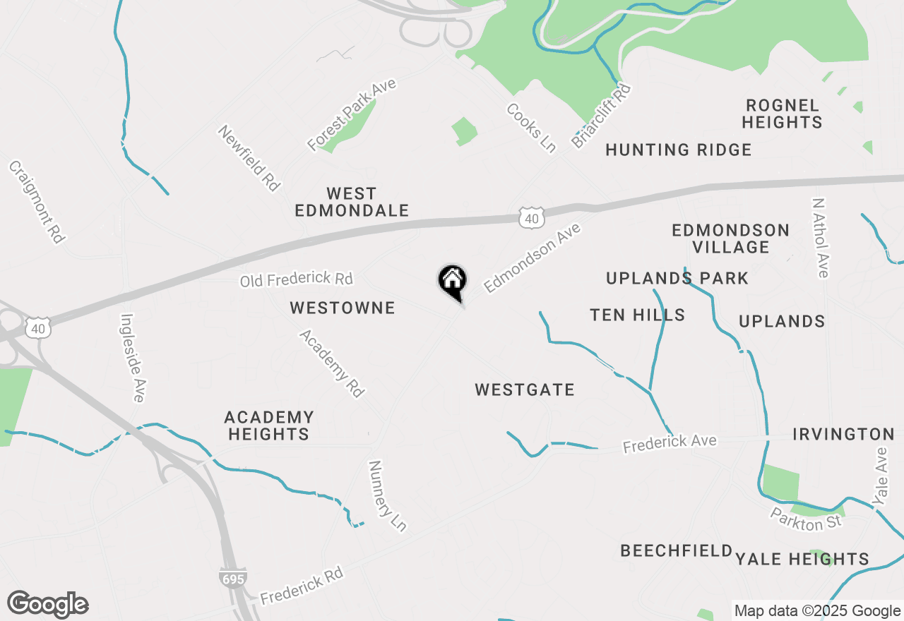 Map of 5302 Edmondson Avenue, Baltimore, MD 21229