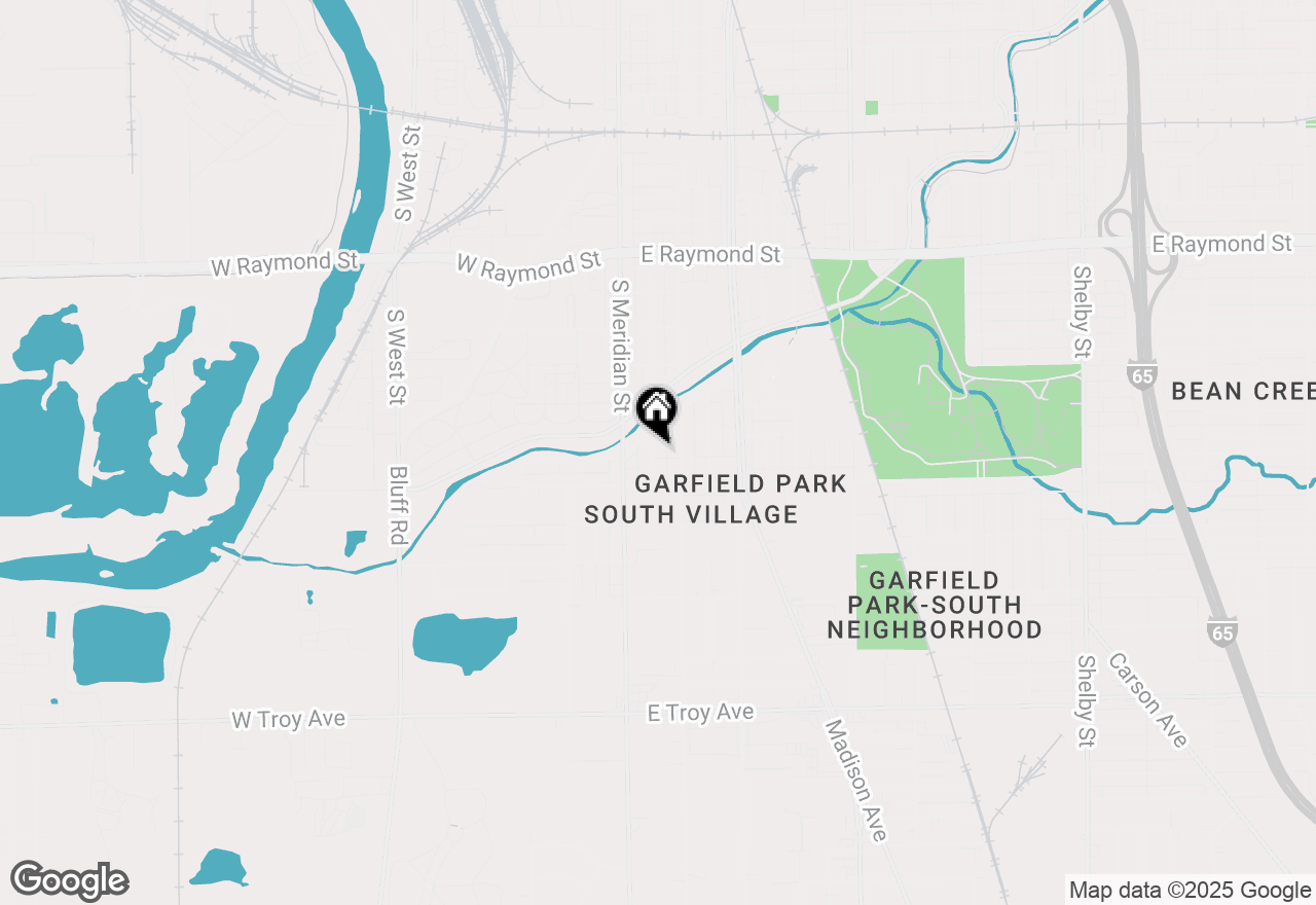 Map of 2527 Union Street, Indianapolis, IN 46225