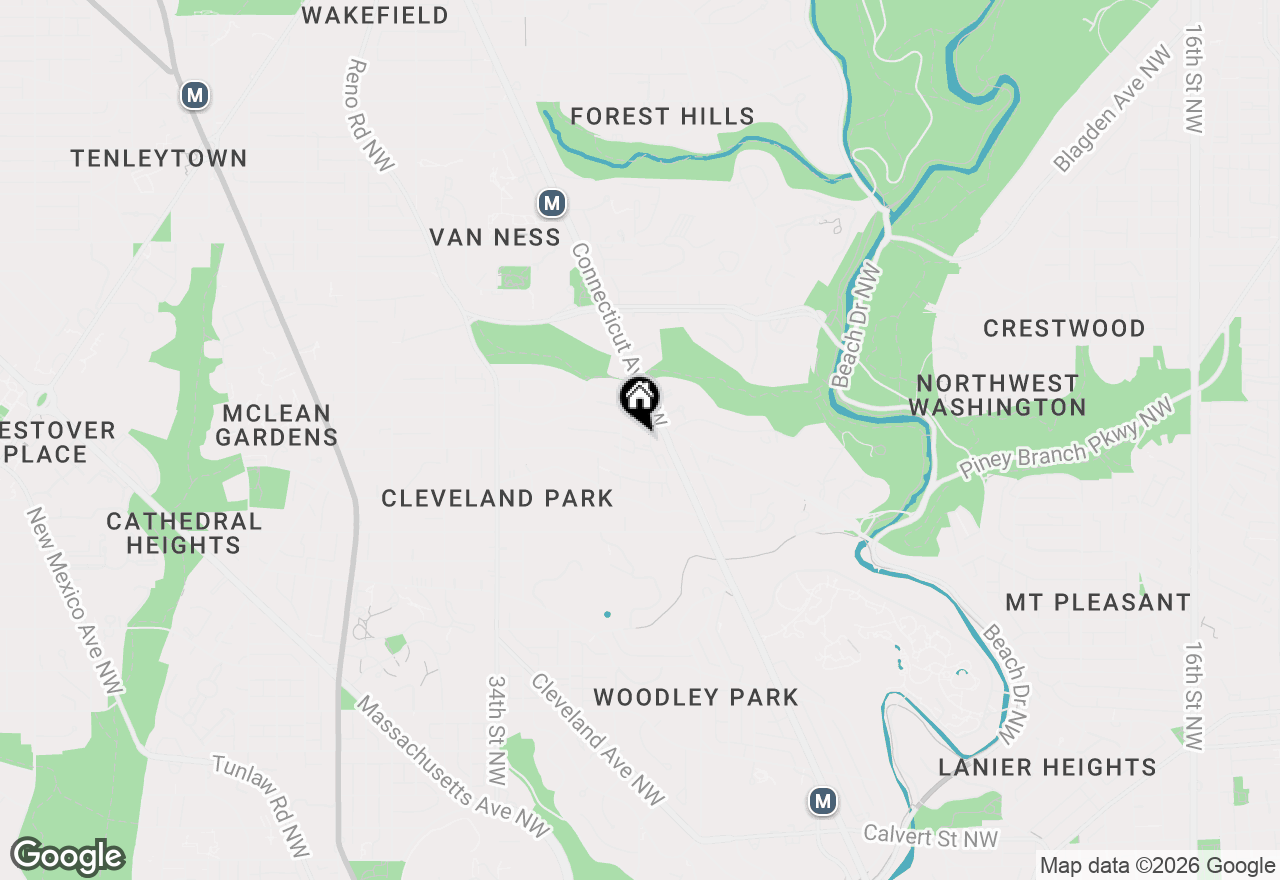 Map of 2926 Porter Street Nw #306, Washington, DC 20008