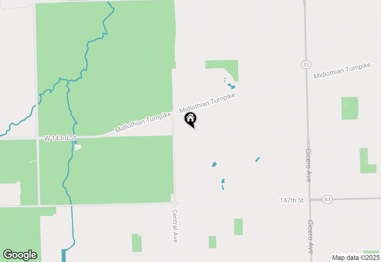 Map of 14280 Linder Avenue, Midlothian, IL 60445