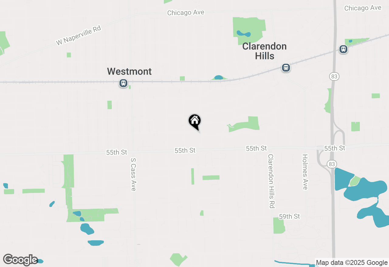 Map of 313 E Des Moines Street, Westmont, IL 60559