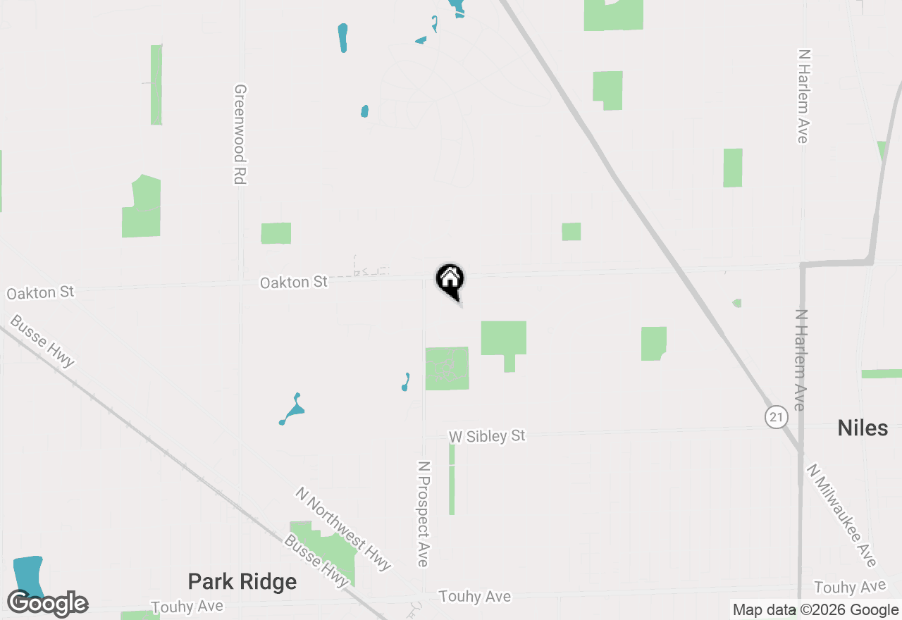 Map of 389 Austin Avenue, Park Ridge, IL 60068