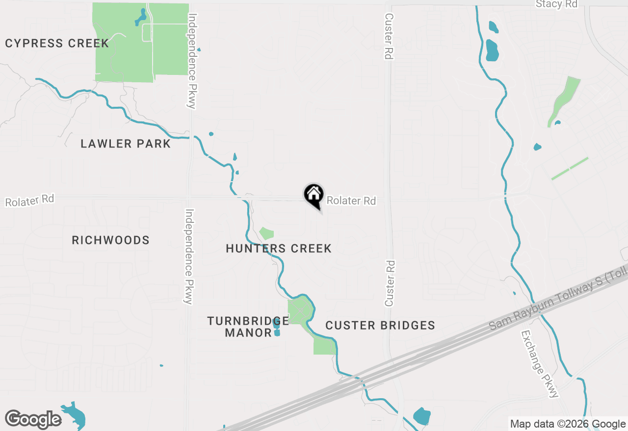 Map of 6976 Valley Brook Drive, Frisco, TX 75035