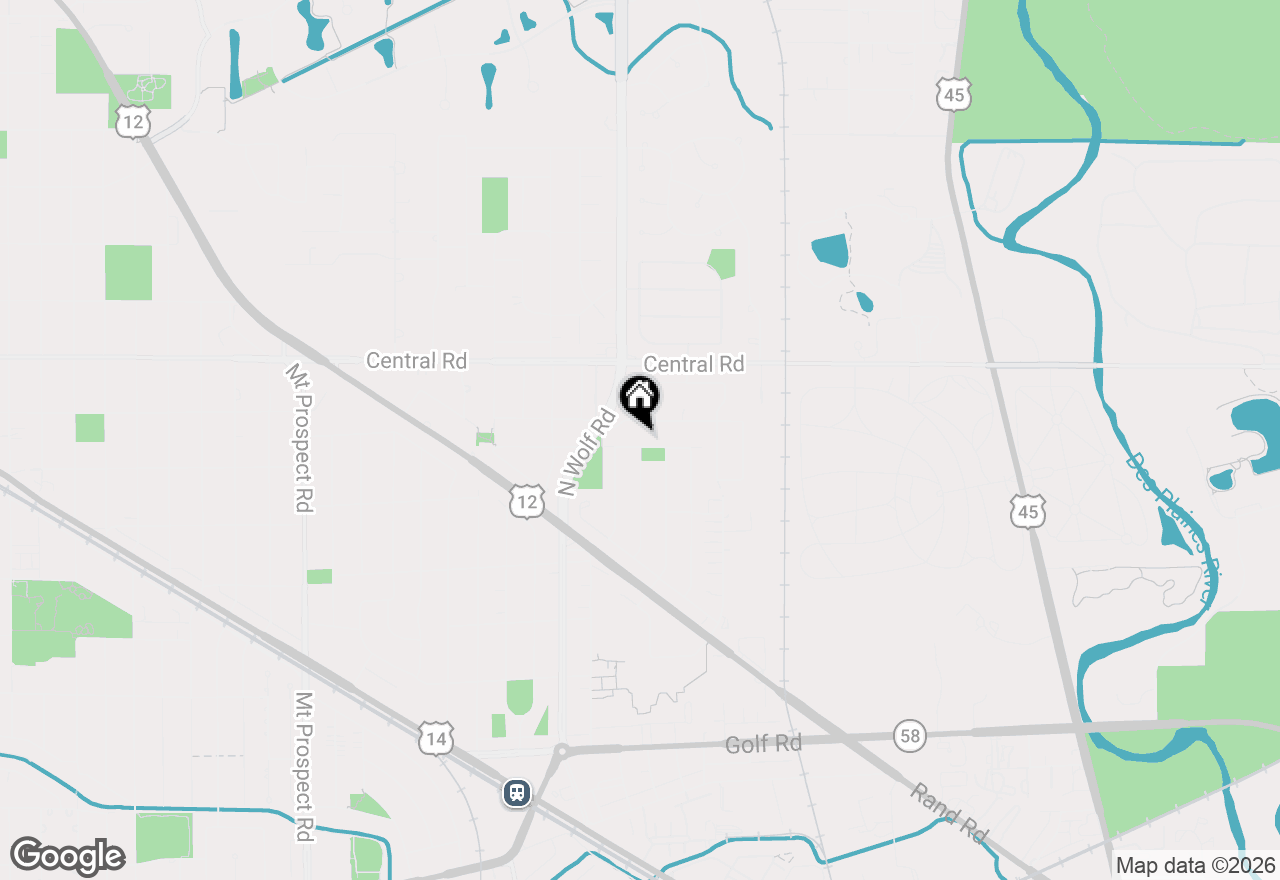 Map of 632 Polynesian Drive, Des Plaines, IL 60016