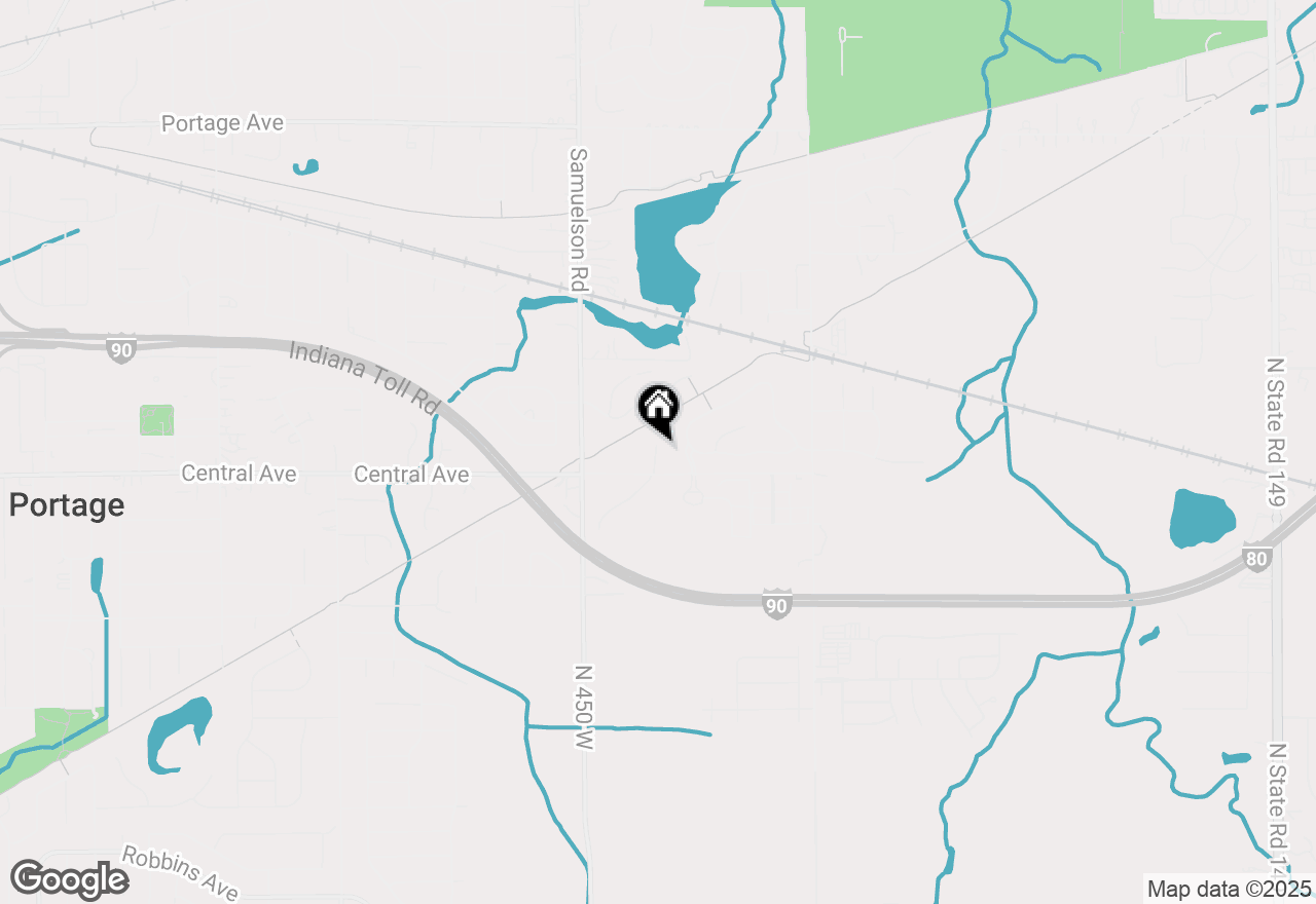 Map of 6850 Central Avenue, Portage, IN 46368