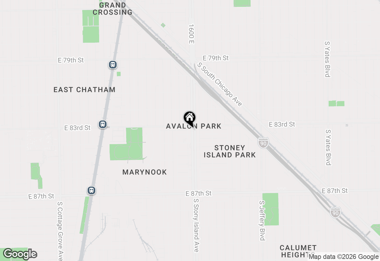 Map of 8314 S Stony Island Avenue, Chicago, IL 60617