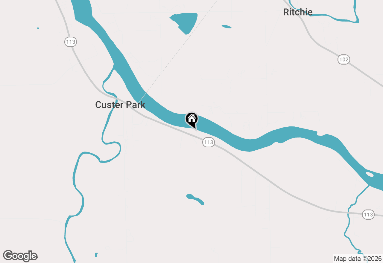 Map of 21244 W Hwy 113 Highway, Custer Park, IL 60481