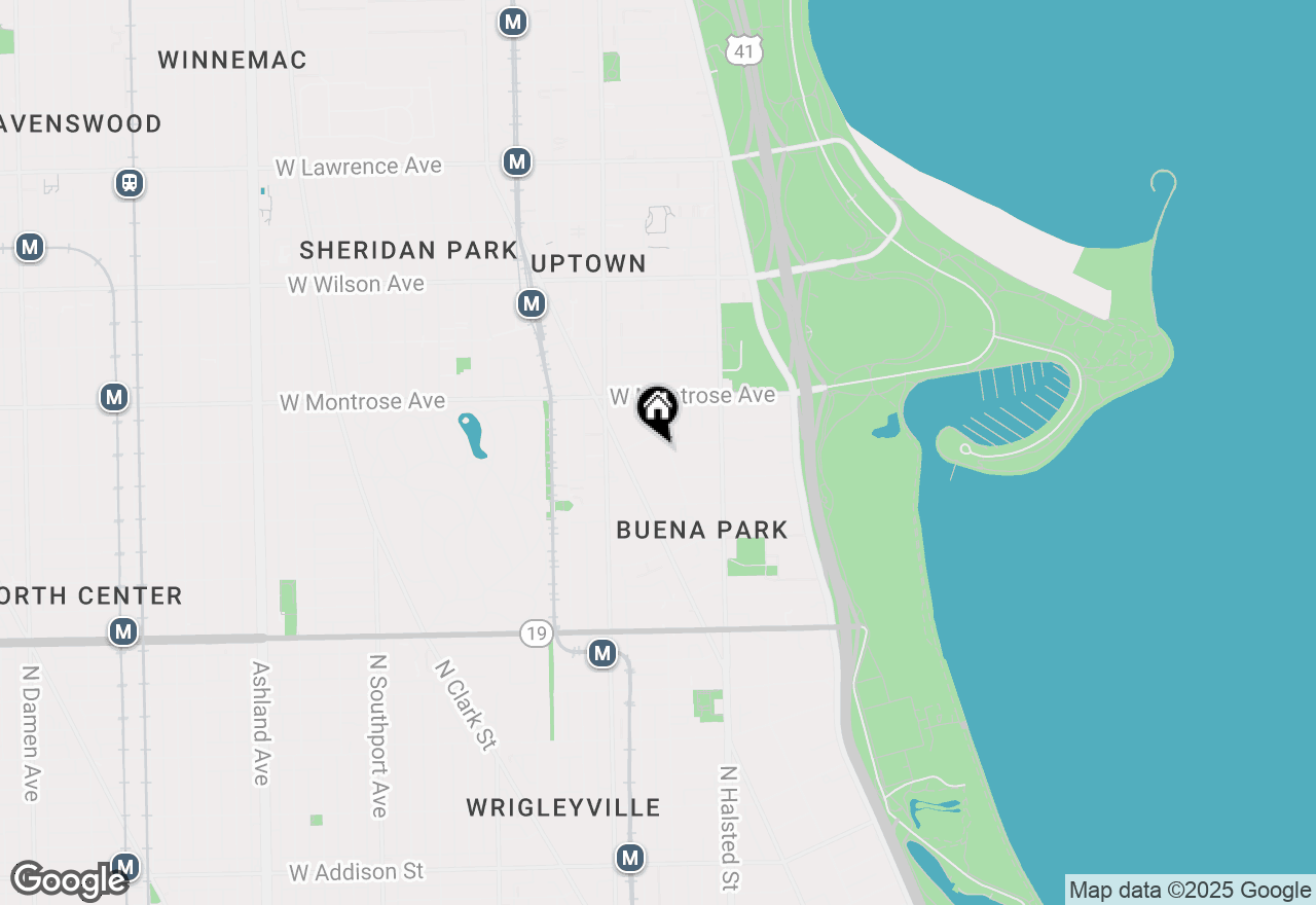 Map of 4264 N Hazel Street, Chicago, IL 60613