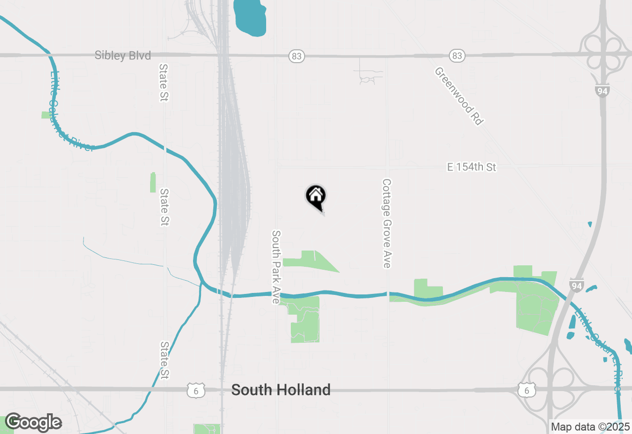 Map of 15600 Orchid Drive, South Holland, IL 60473