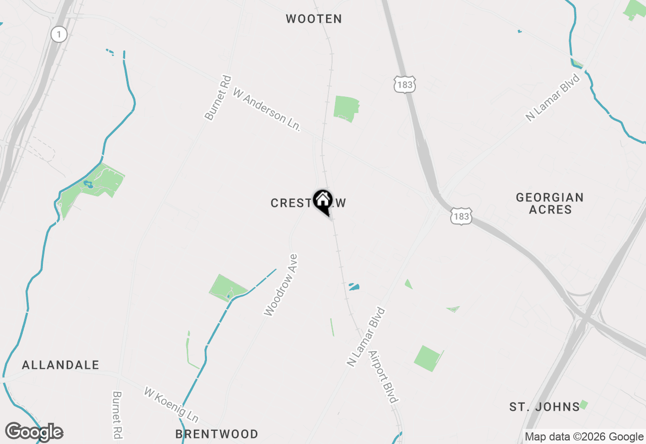 Map of 1200 Aggie Ln, Austin, TX 78757