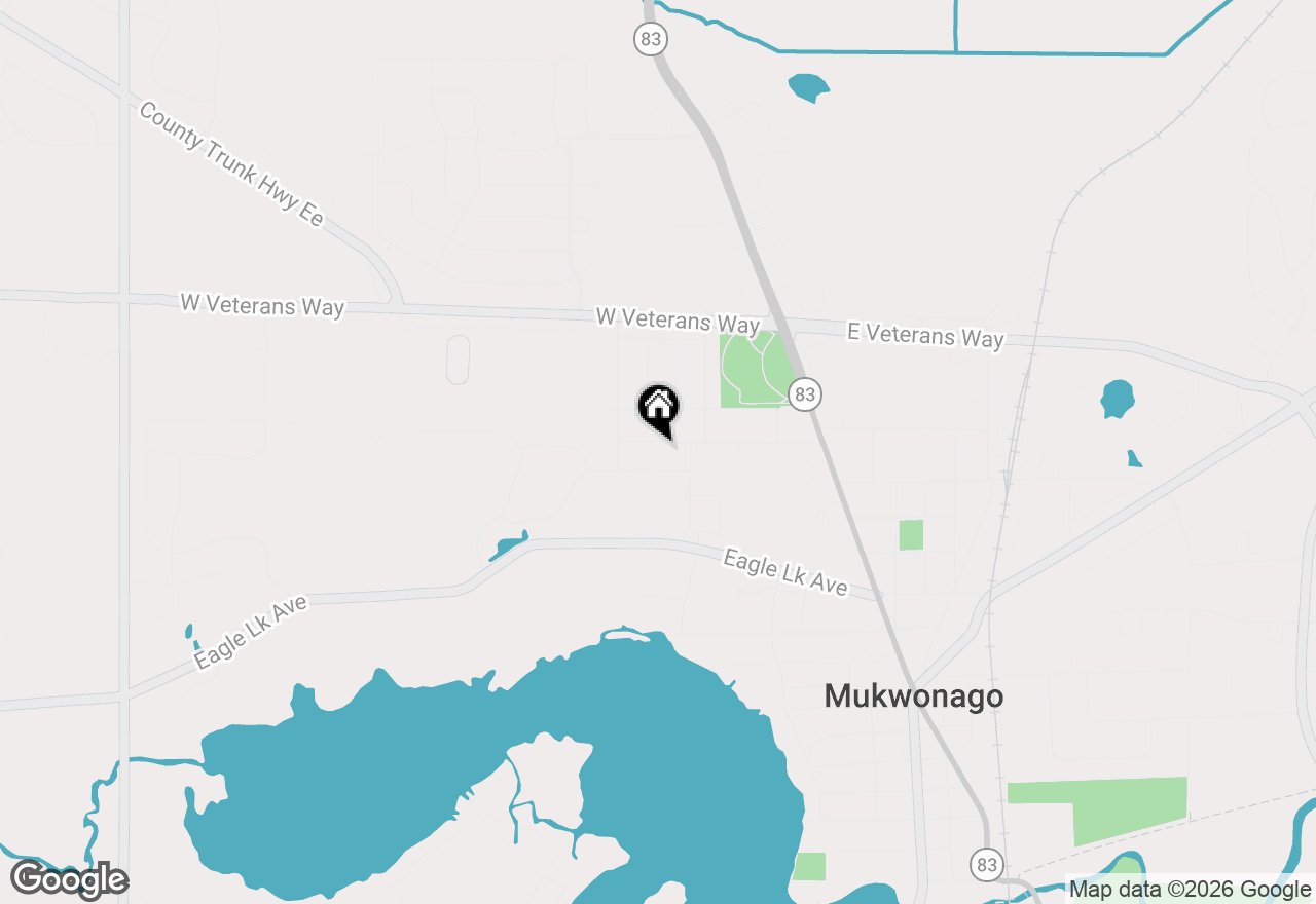 Map of 321 Macarthur Dr, Mukwonago, WI 53149