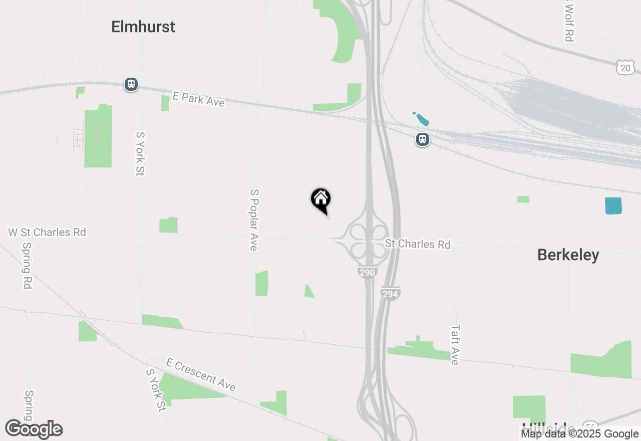Map of 296 S Boyd Avenue, Elmhurst, IL 60126