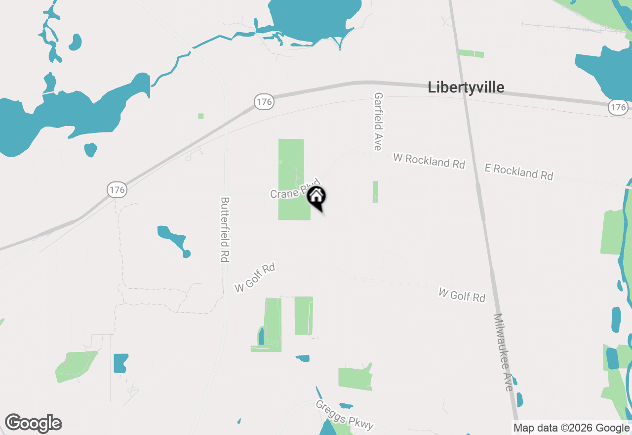 Map of 636 Burdick Street, Libertyville, IL 60048