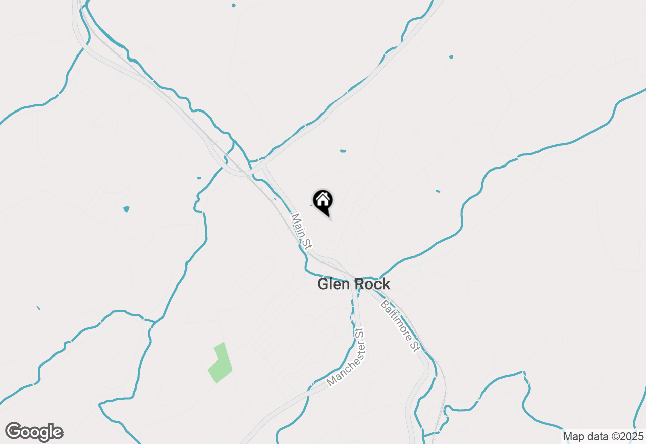 Map of 93 W Center Street, Glen Rock, PA 17327