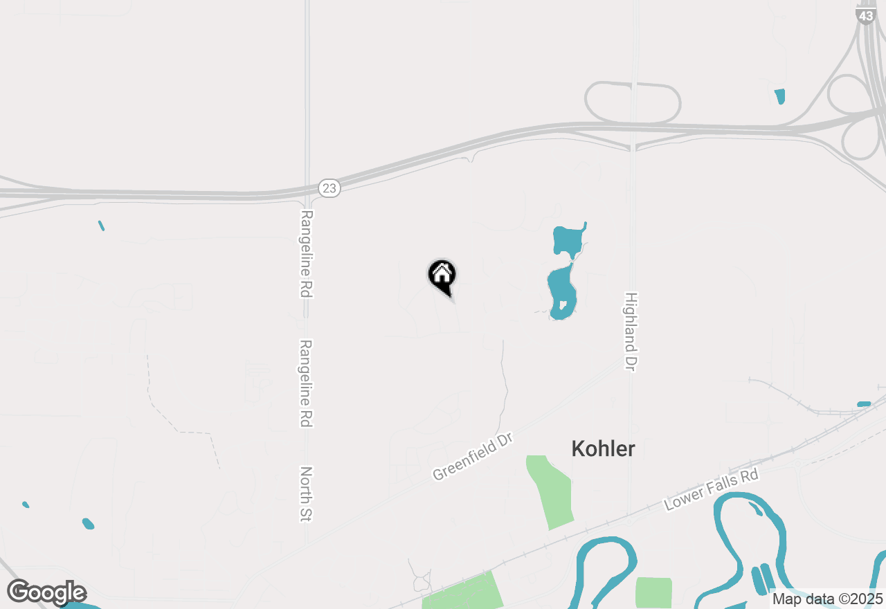Map of 549 Meadow Cir W, Kohler, WI 53044