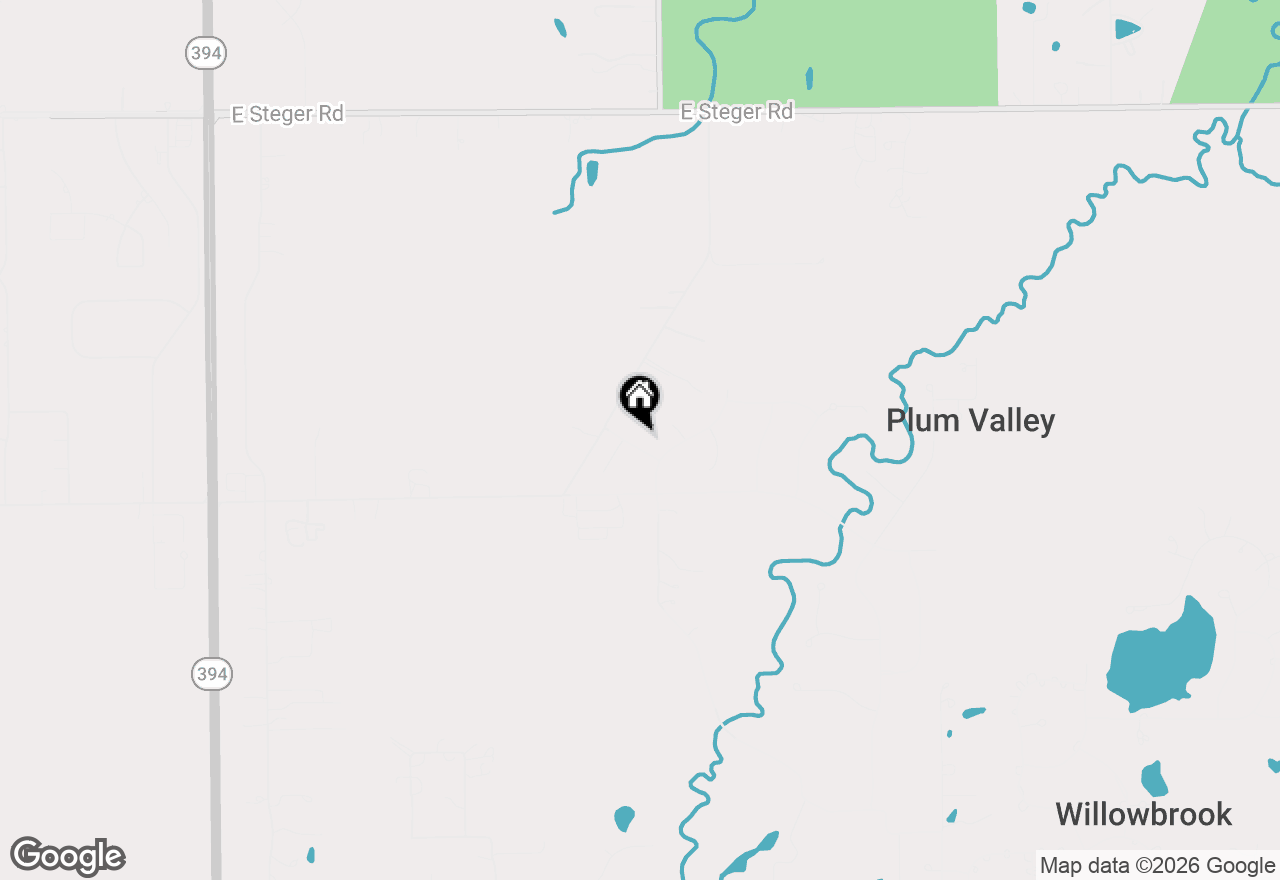 Map of 2260 E Tiffany Drive, Crete, IL 60417