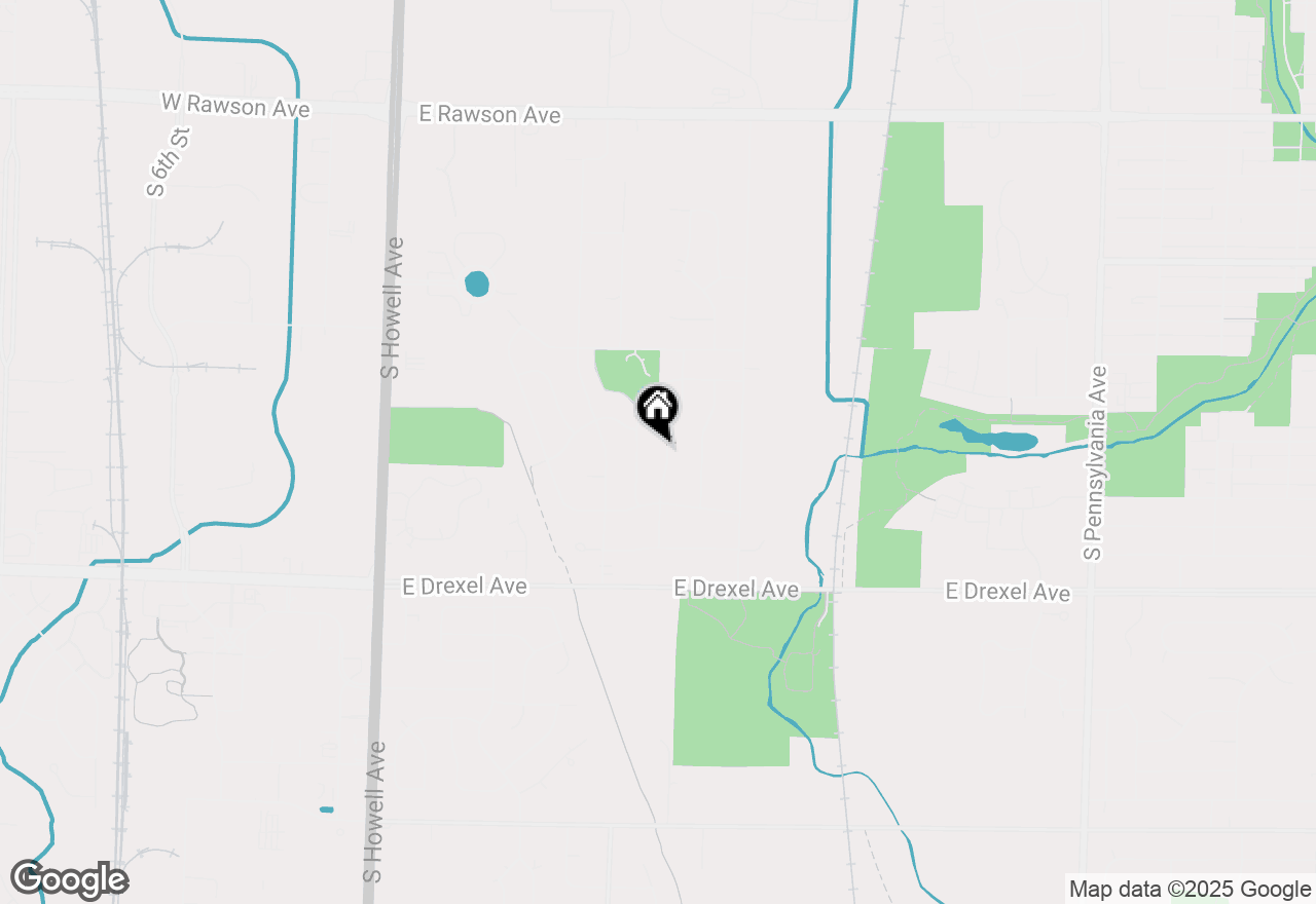 Map of 7661 S Lenox Ave, Oak Creek, WI 53154