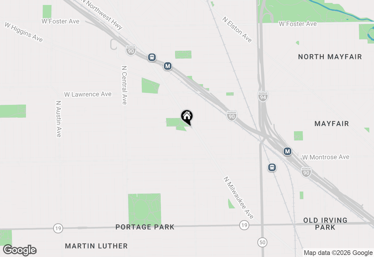 Map of 4572 N Milwaukee Avenue #5H, Chicago, IL 60630