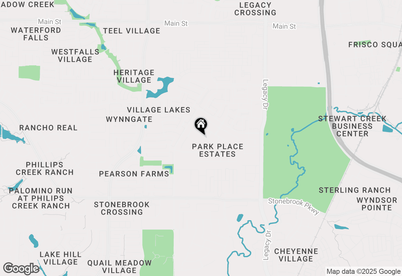 Map of 3725 Cathedral Lake Drive, Frisco, TX 75034