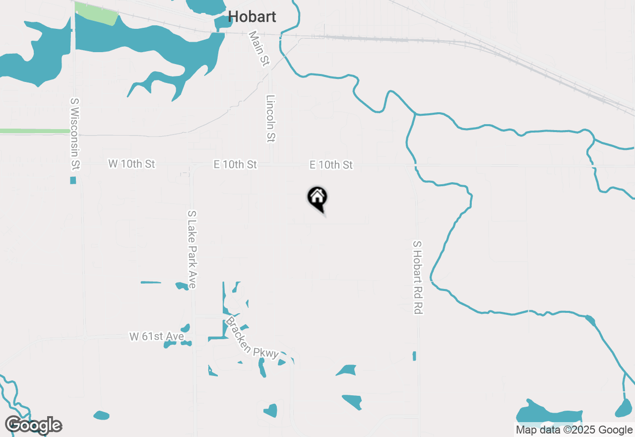 Map of 902 E 12th Street, Hobart, IN 46342