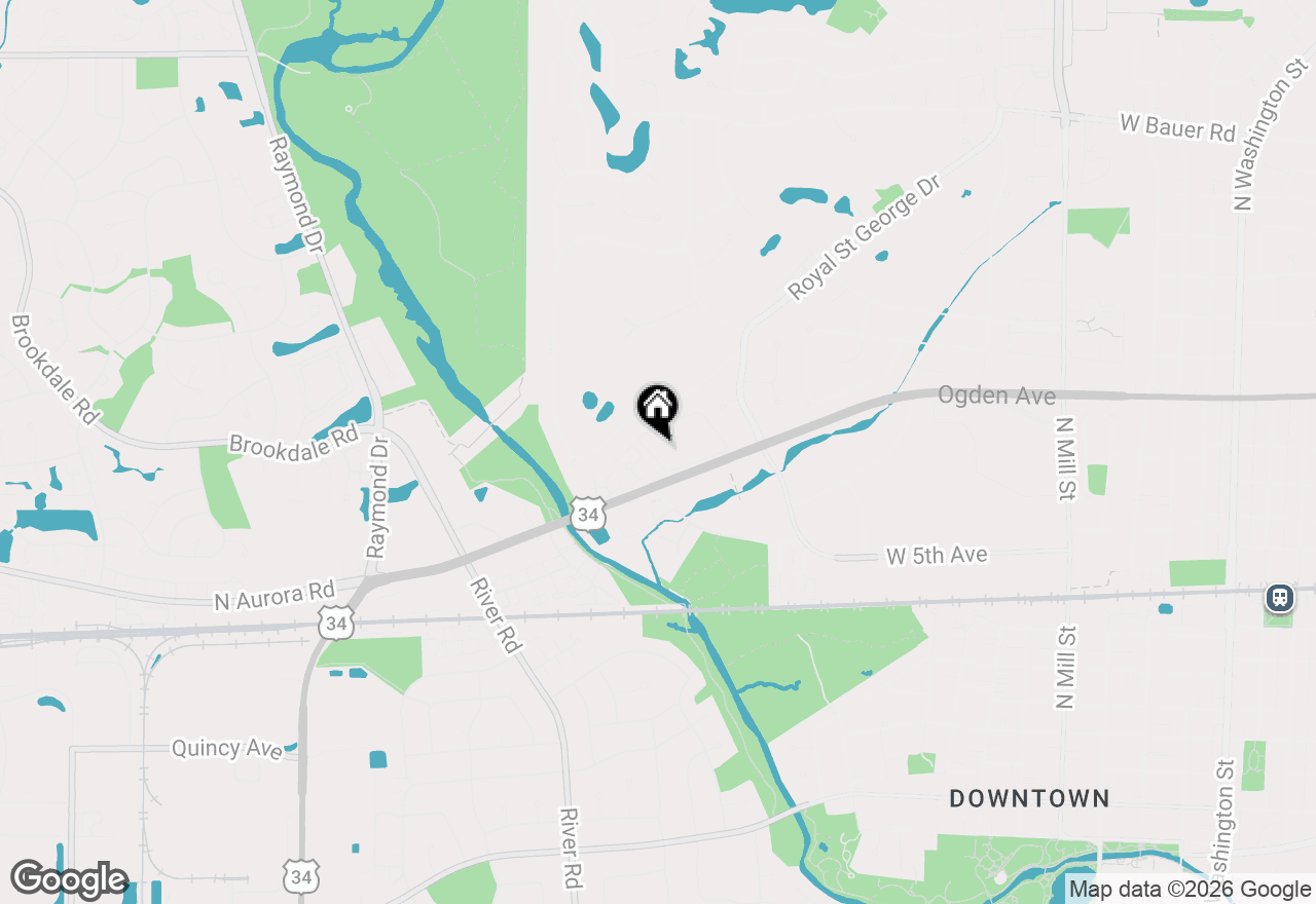Map of 1121 W Ogden Avenue #157, Naperville, IL 60563