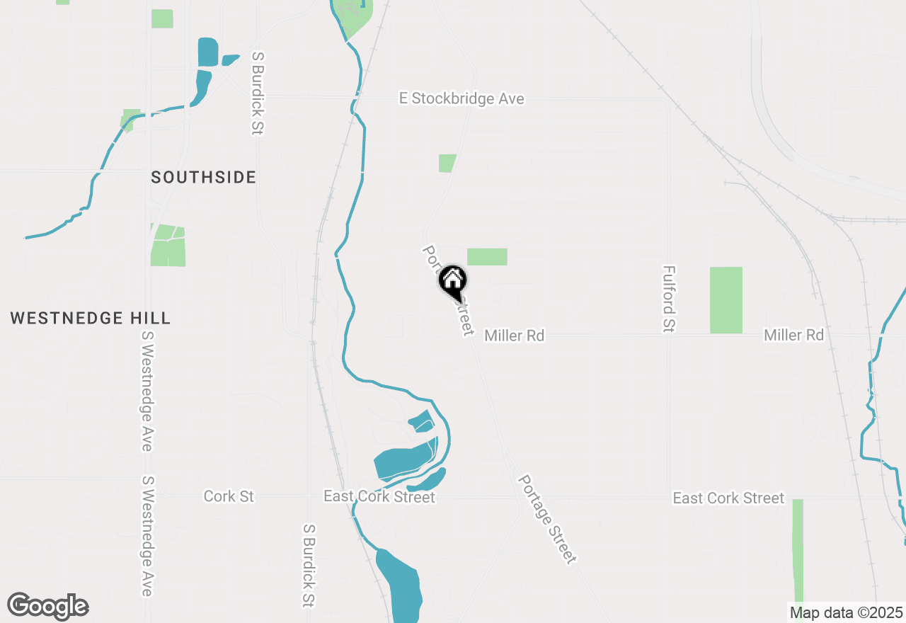 Map of 641 Phillips Street #1/2, Kalamazoo, MI 49001