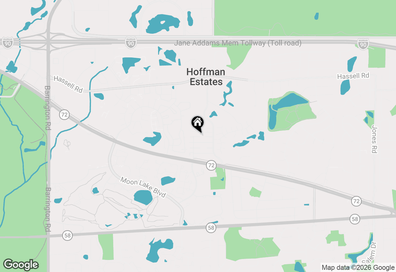 Map of 1796 Fayette Walk #F, Hoffman Estates, IL 60169