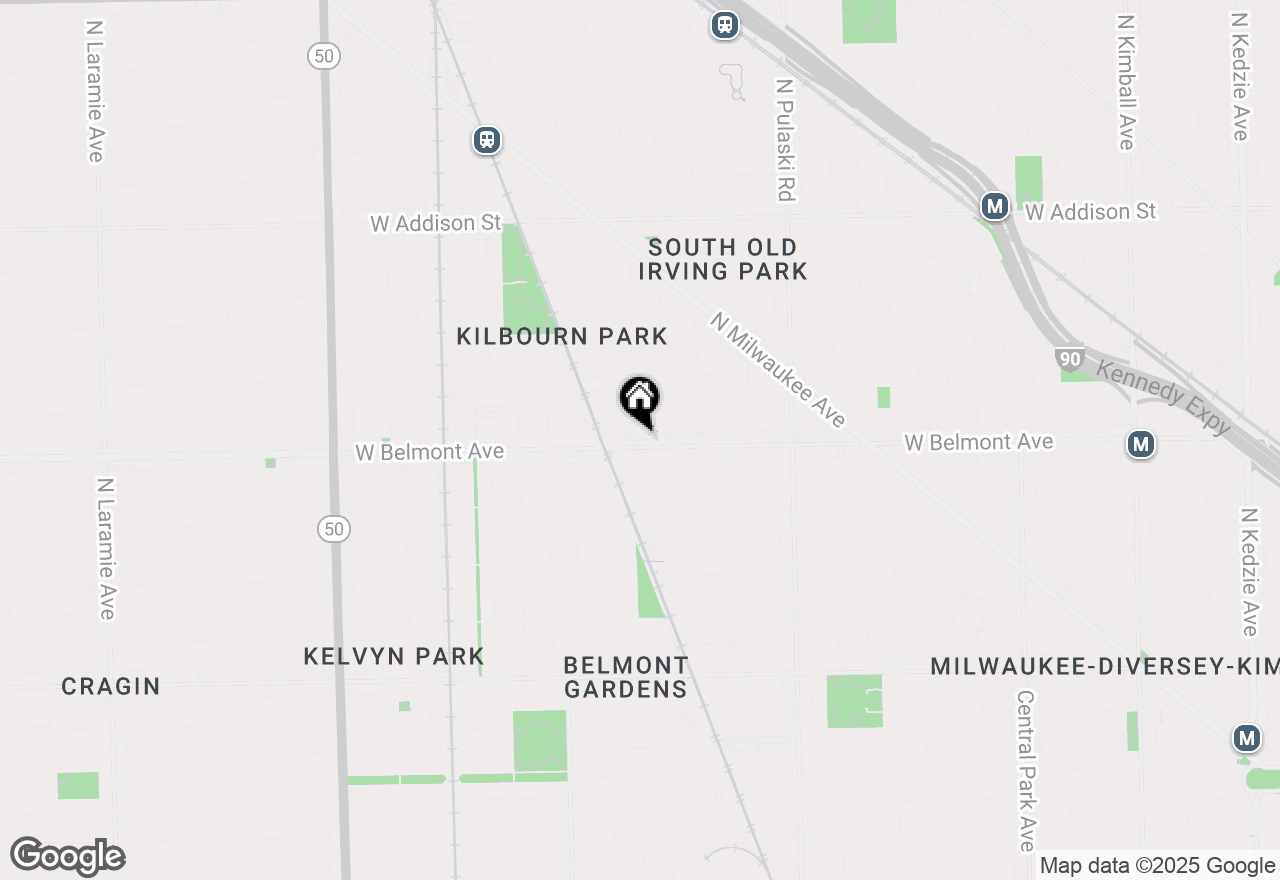 Map of 4232 W Belmont Avenue #4, Chicago, IL 60641