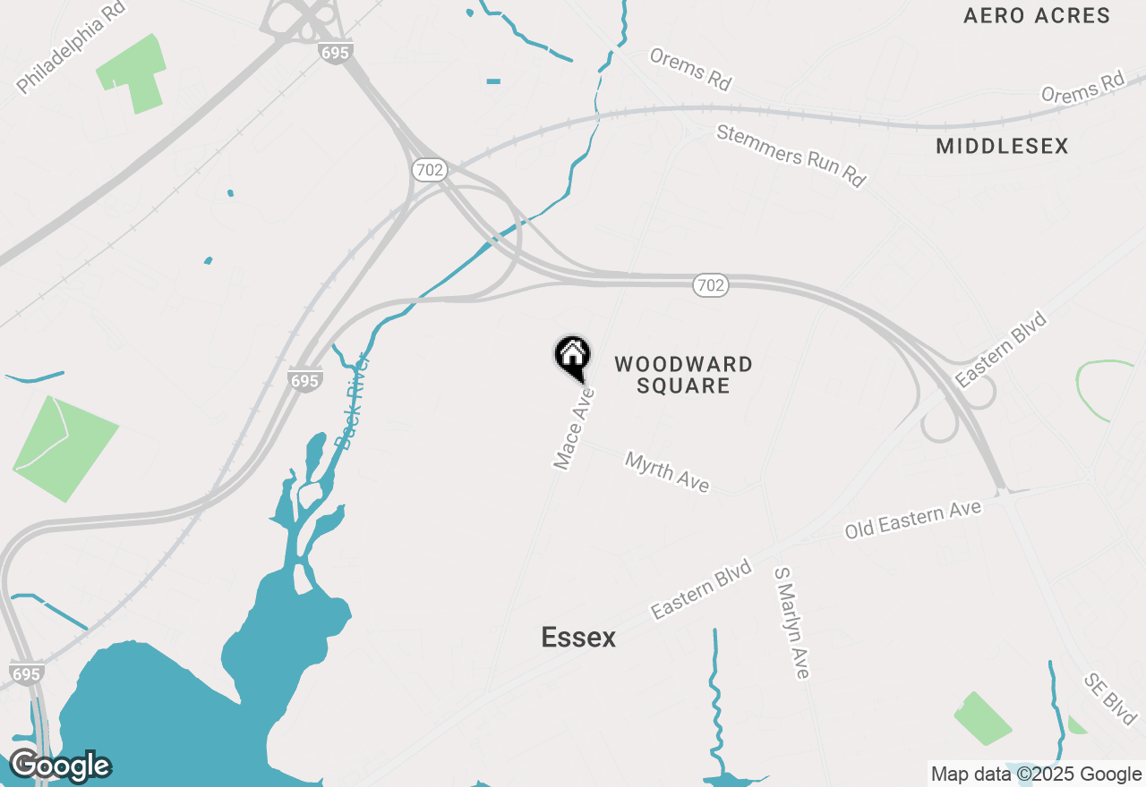 Map of 355 Montrose Avenue, Baltimore, MD 21221