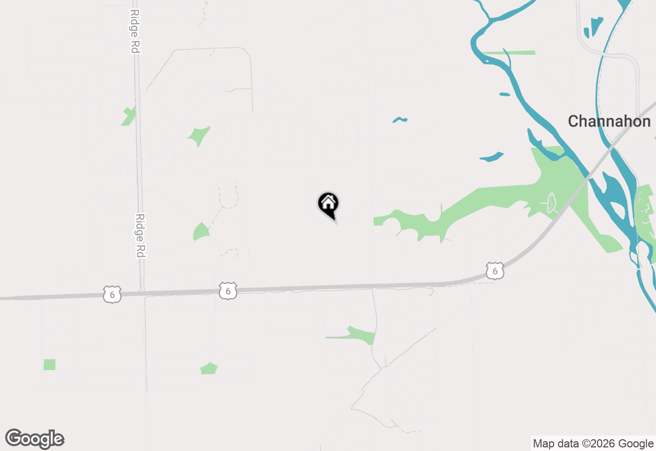 Map of 26525 W Stephanie Drive, Channahon, IL 60410