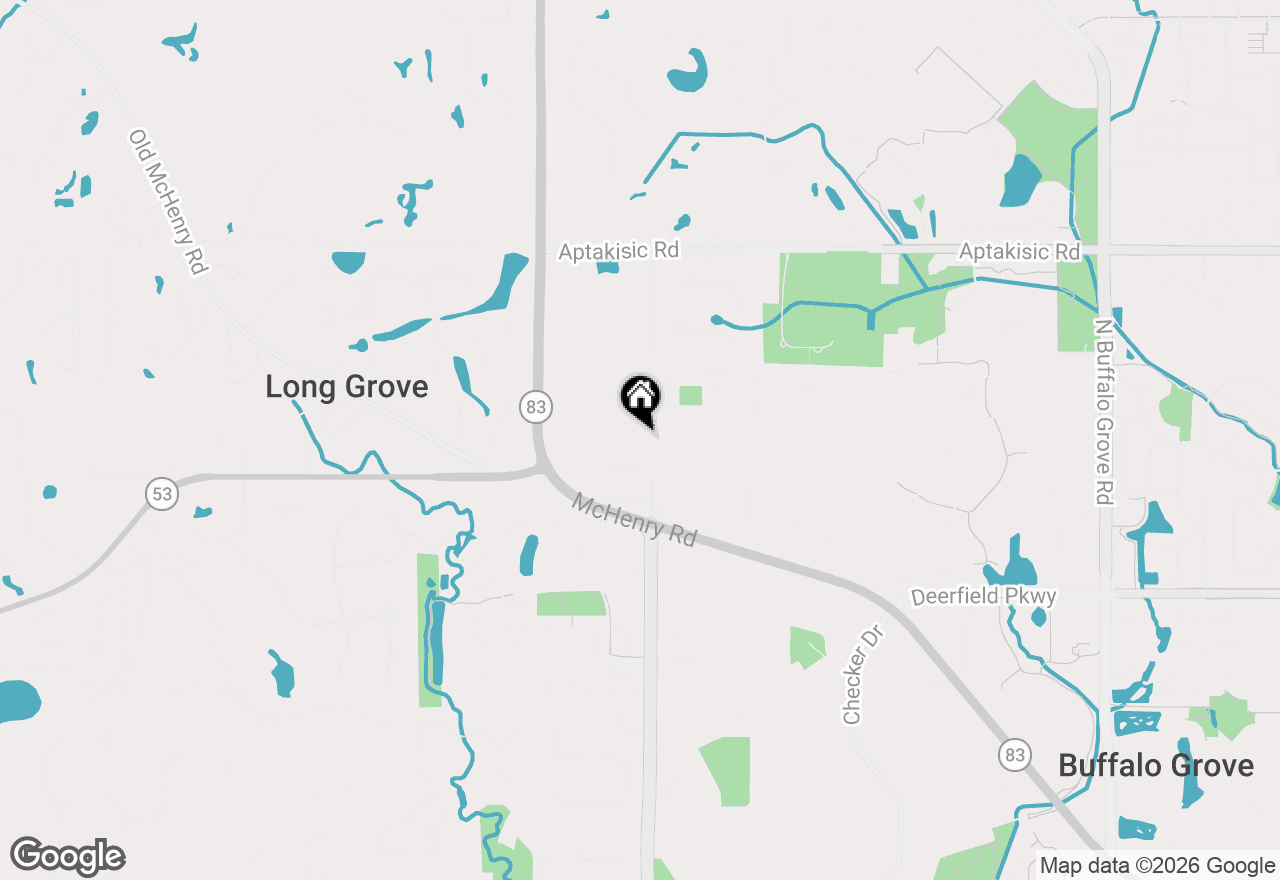 Map of 5107 N Arlington Heights Road, Long Grove, IL 60047