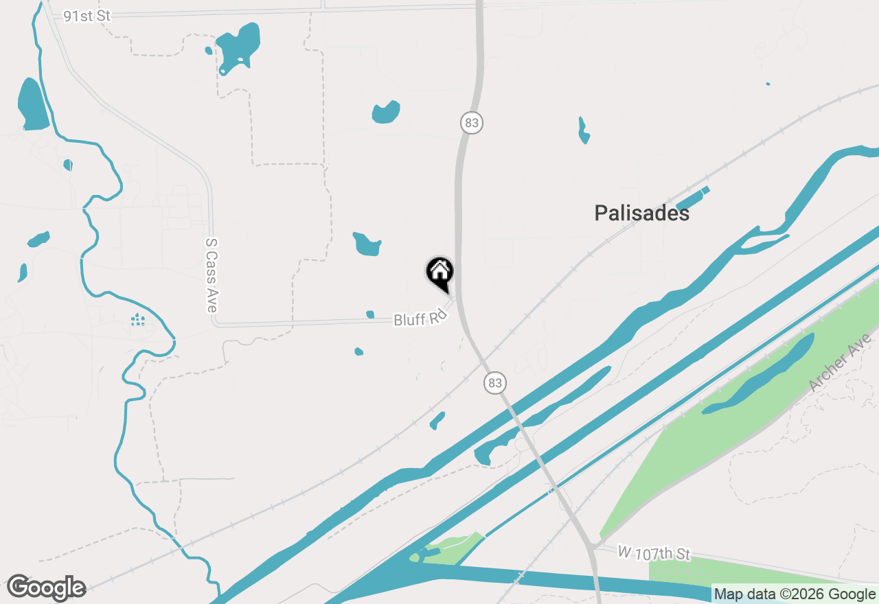 Map of 11S352 Deer Trail Court, Burr Ridge, IL 60527