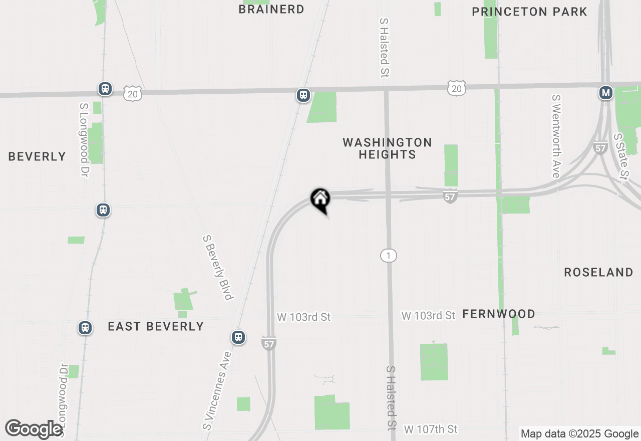 Map of 9937 S Carpenter Street, Chicago, IL 60643