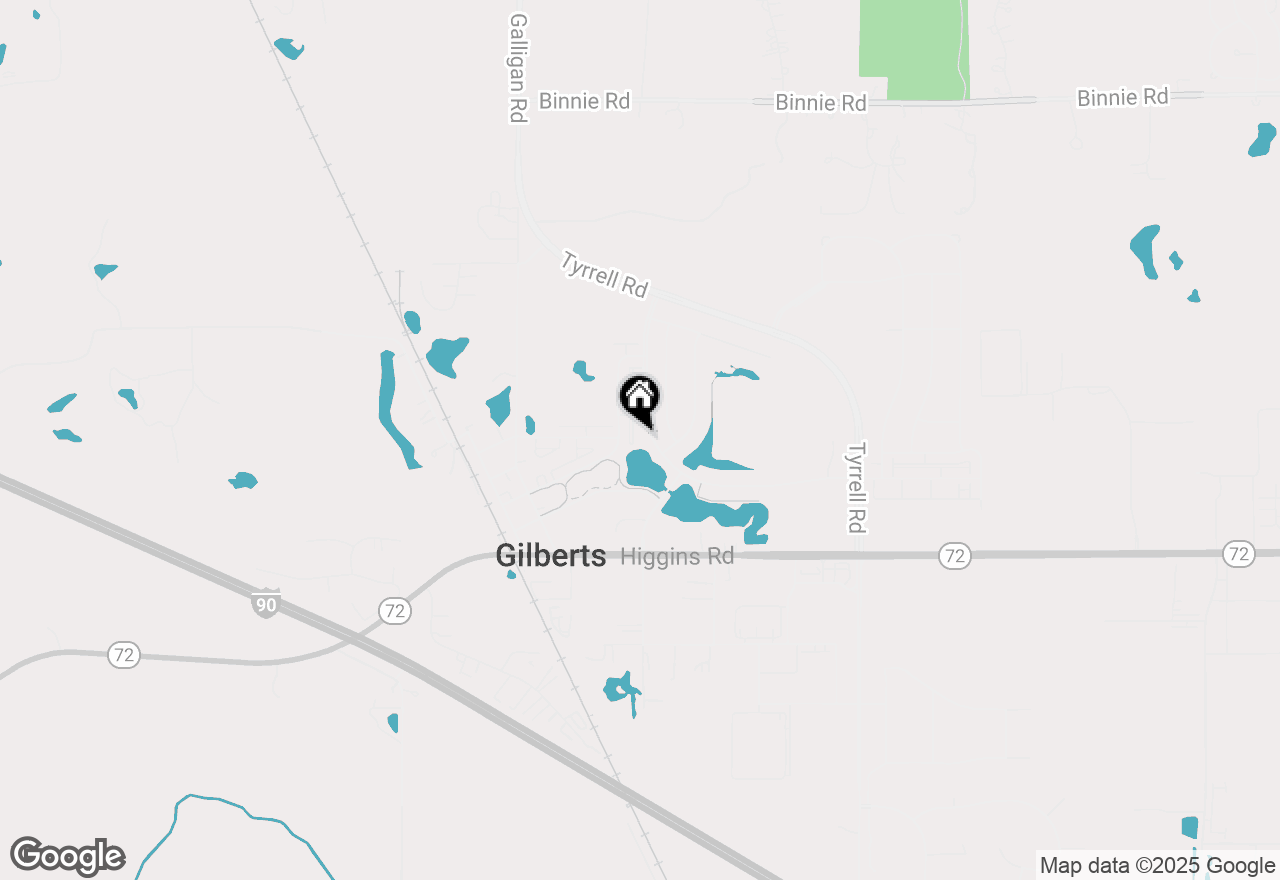 Map of 104 Town Center Boulevard, Gilberts, IL 60136