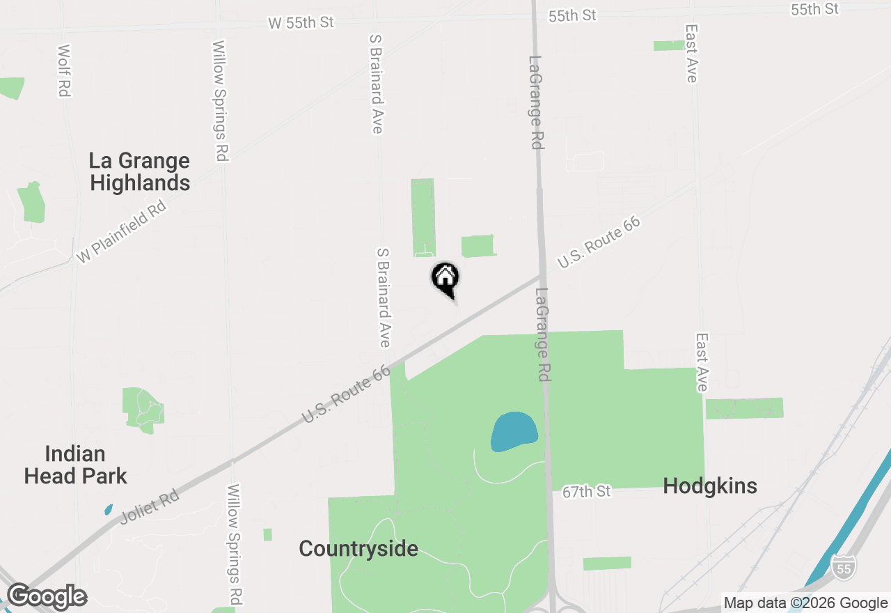 Map of 6150 S Kensington Avenue #102, Countryside, IL 60525