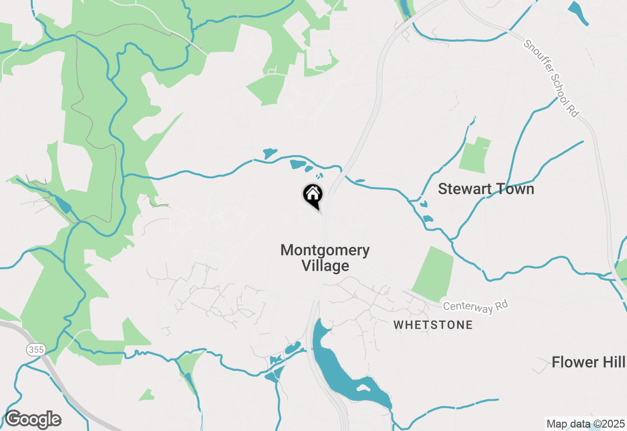 Map of 9989 Ridgeline Drive, Montgomery Village, MD 20886