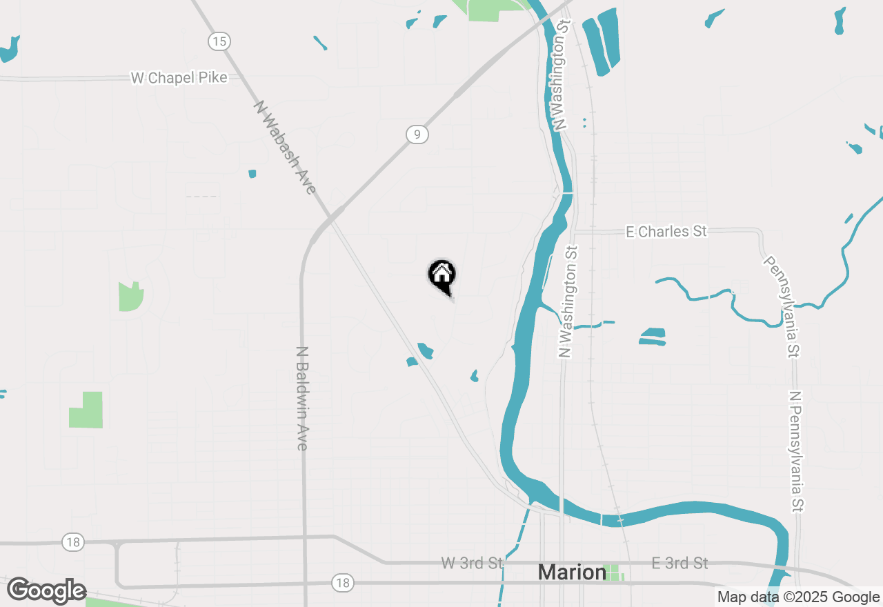 Map of 705 W Buckingham Drive, Marion, IN 46952