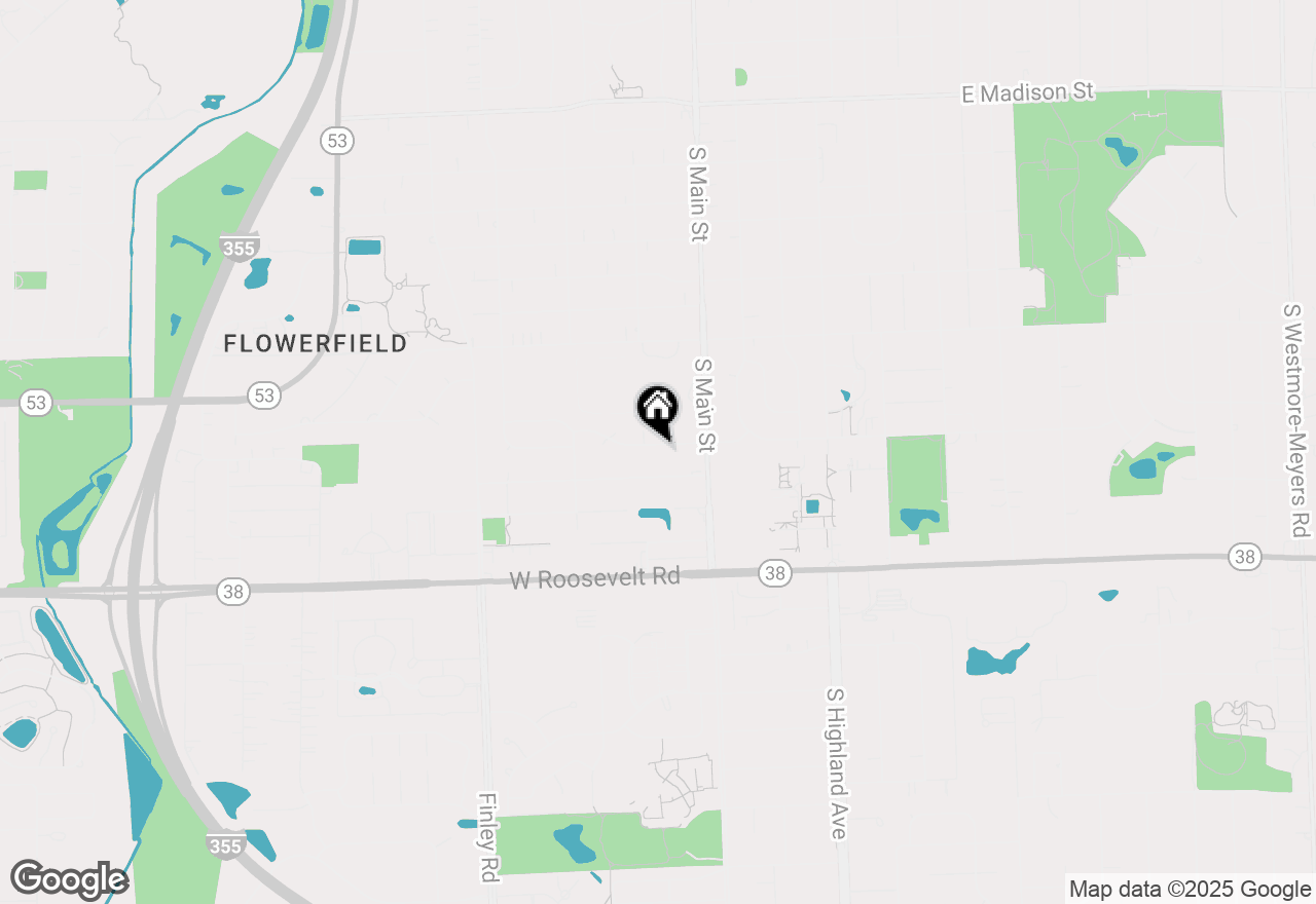 Map of 103 W Central Avenue, Lombard, IL 60148