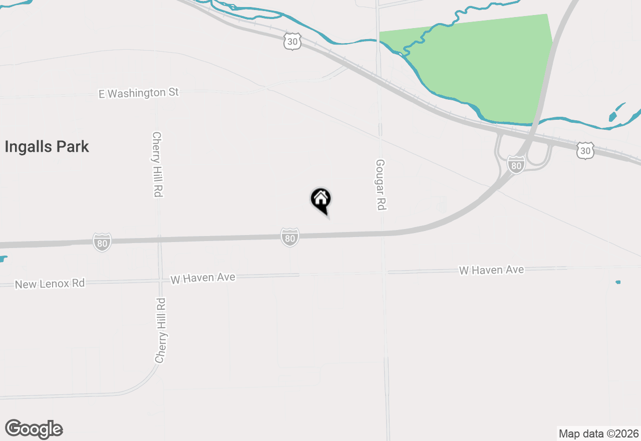 Map of 2883 Joela Drive, New Lenox, IL 60451