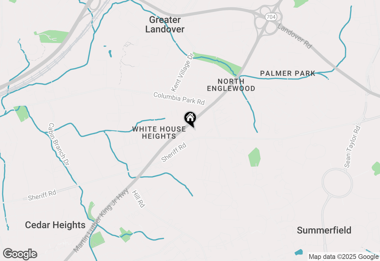 Map of 1729 Countrywood Court, Hyattsville, MD 20785