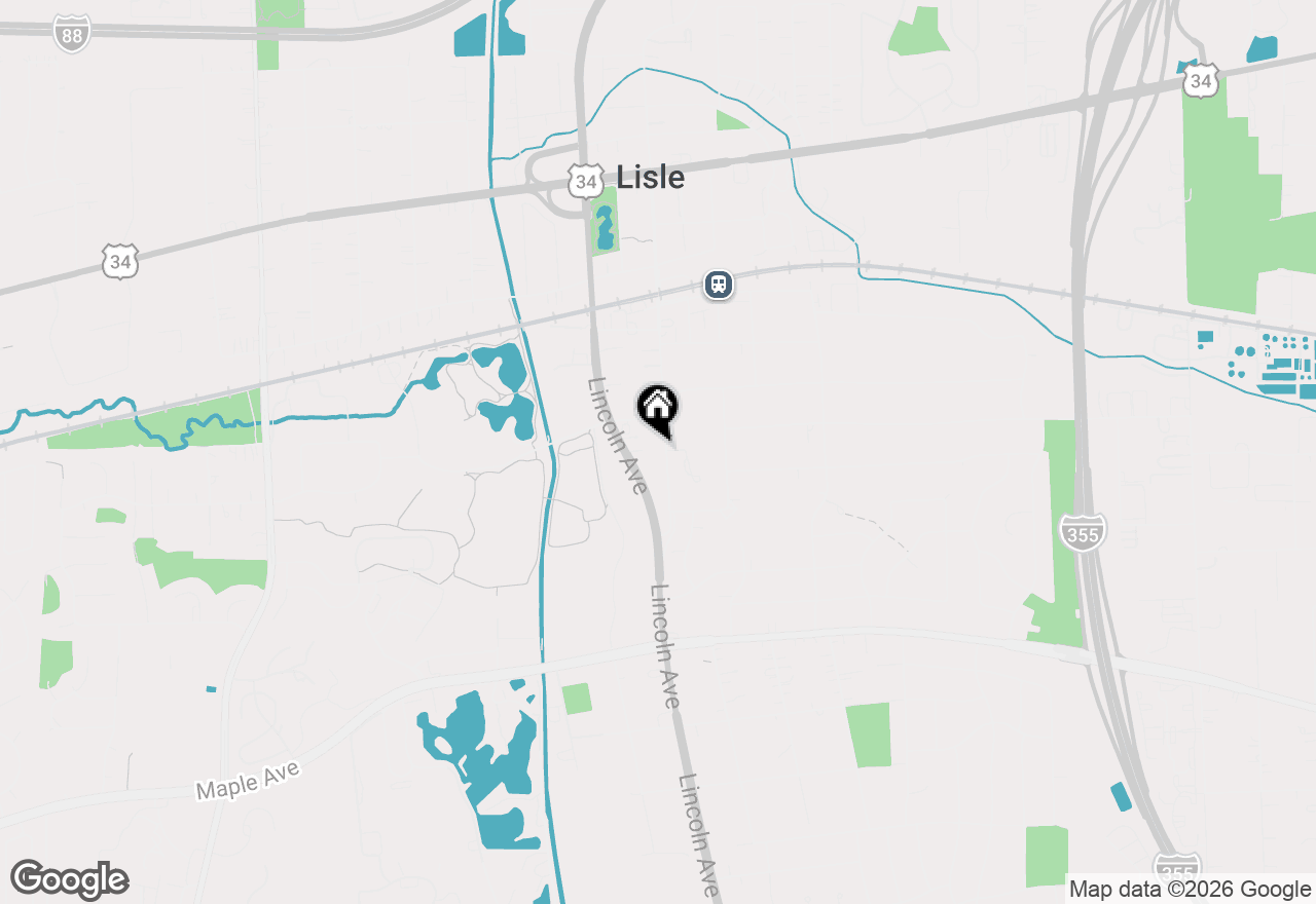 Map of 5112 Main Street, Lisle, IL 60532
