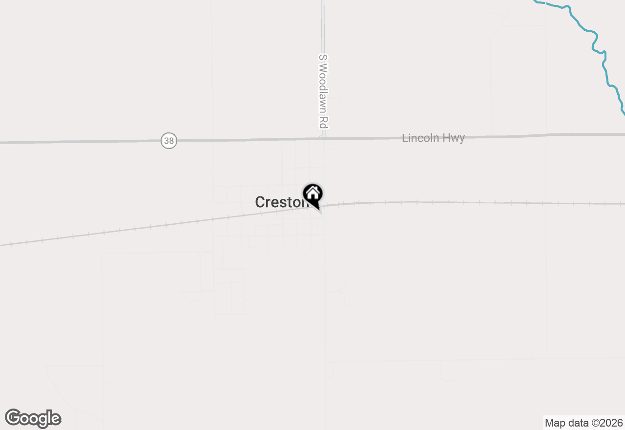 Map of 303 E Depot Street, Creston, IL 60113