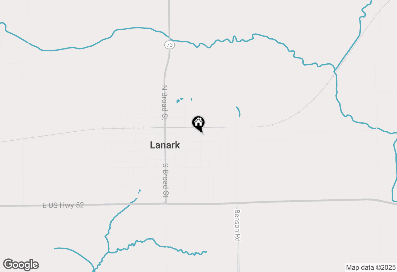 Map of (Address confidential), Lanark, Illinois 61046