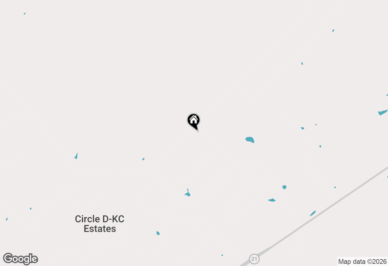 Map of 116 Mallard Rd, Bastrop, TX 78602