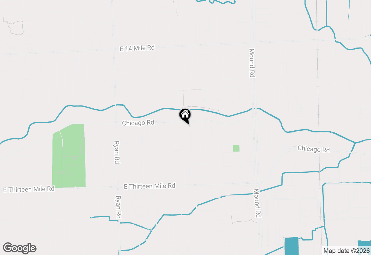 Map of 4896 Chicago Road, Warren, MI 48092